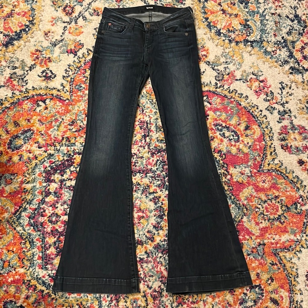 Hudson bell bottom jeans. Dark wash. Size 26